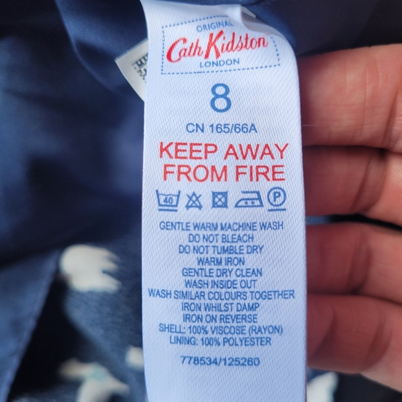 Cath Kidston Llama Print Mini, VGUC, Size 4 - Picture 8 of 8